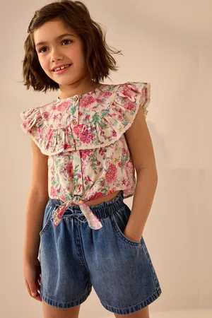 Next 100% katoenen blouse met strik aan de voorkant (3