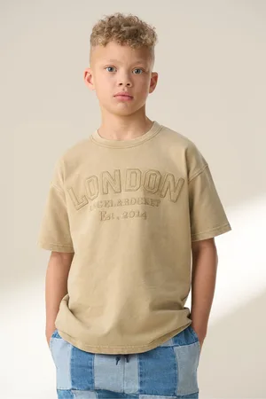 Angel & Rocket Chester Embroidered Washed 100% Cotton T-Shirt146152cm