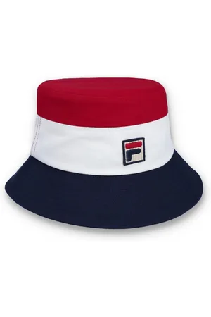 Fila Marco Tri Colour Bucket 100% Cotton Hat With Heritage Logoeen maat
