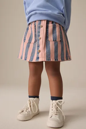 Next 100% Cotton Stripe Skirt (3mths-7yrs)6