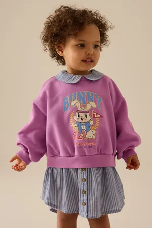 Next Long Sleeve Shirt Sweat Dress (3mths-7yrs)3