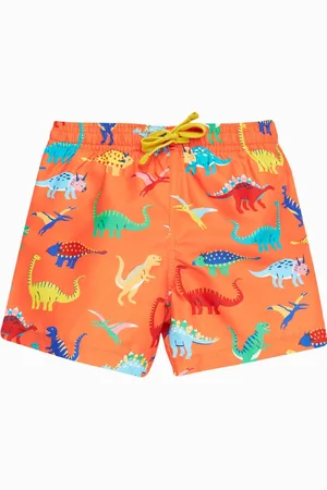 Frugi Orange Boscastle Board Swimwear Shorts122128cm