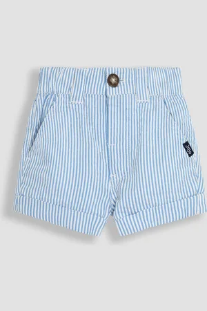 JoJo Maman Bébé Seersucker Stripe 100% Cotton Shorts98104cm