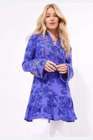 Joe Browns Bird Print Lace Detail Tunic36