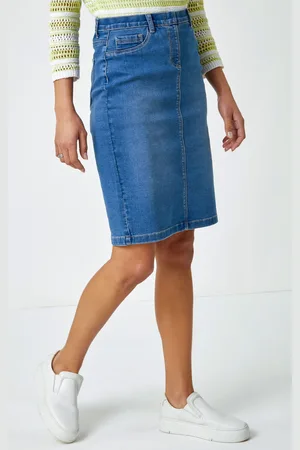 Roman Stretch Denim Pencil Skirt44