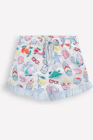 Boden 100% Cotton Juniper Woven Frill Shorts110116cm