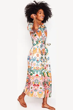 Boden Alexa Maxi 100% Cotton Shirt Dress46