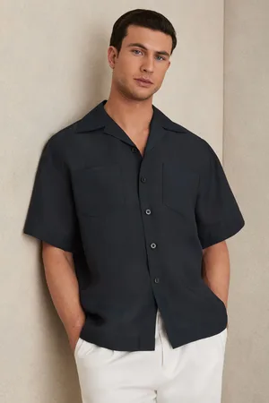 Reiss Wrexham Organza Twin-Pocket Oversize Shirt2X-Large