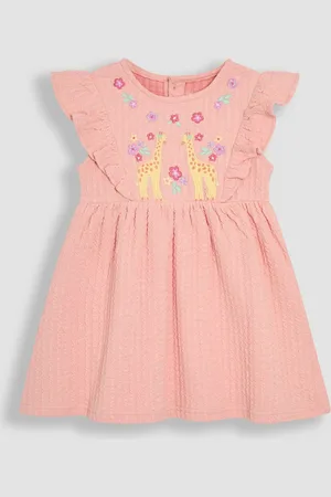 JoJo Maman Bébé 100% Cotton Appliqué Summer Dress9298cm