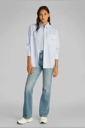 Calvin Klein Relaxed 100% Cotton Long Sleeve Shirtsmall
