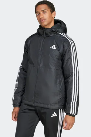 adidas Essentials 3-Stripes Insulation Hooded JacketM Reg