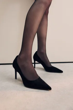 Next Forever Comfort pumps van leer met halfhoge hak4 EU 37
