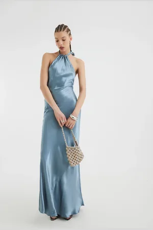 River Island Bridesmaid Halter Slip Dress44