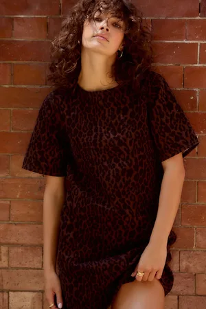 Next 100% Cotton Short Sleeve Denim T-Shirt DressS Tall