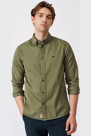 Aubin Hessle Garment Dyed Cotton ShirtXX-Large