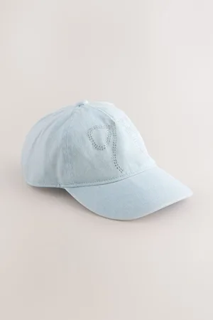 Next 100% Cotton Denim Baseball Cap (3mths-16yrs)98104cm