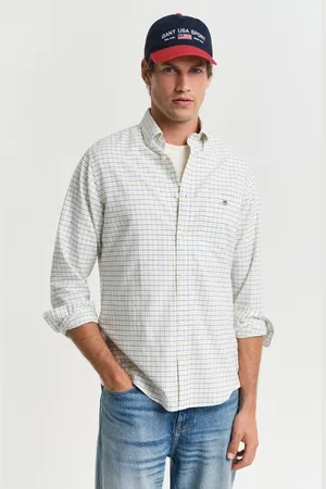 GANT Regular Fit Classic Oxford Checked 100% Cotton Shirtsmall