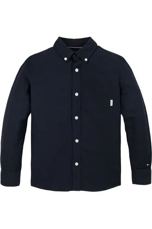 Tommy Hilfiger Relaxed Linen Blend Long Sleeve Shirt166168cm