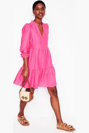 Boden Esme Linen Short Dress46