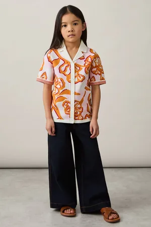 Reiss Sandy Floral Print Intarsia Knit Top116122cm