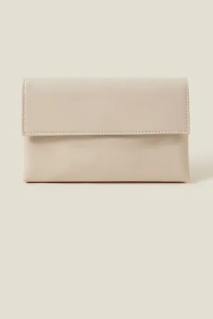 Accessorize Patent Fold-Over Clutch Bageen