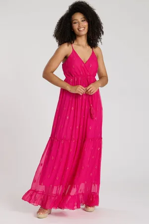 South Beach Sequin Detail Cami V-Neck Maxi Dress42