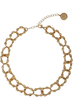 Bibi Bijoux Gold Tone Bamboo Chain Necklaceeen