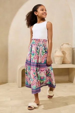 Lipsy London Jersey 2-in-1 Holiday Shop Dress (5-16yrs)110116cm
