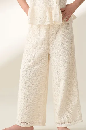 Angel & Rocket Kinsley Jersey Crochet Trousers98104cm
