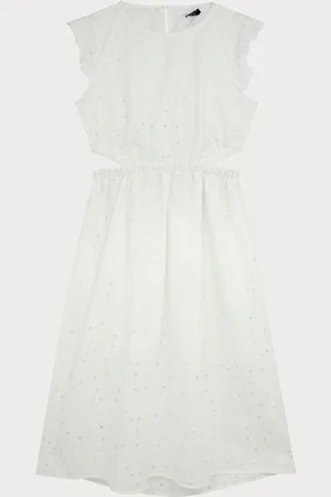 Paul Smith Broderie Detail Midi White Dress42