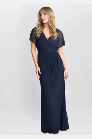 Gina Bacconi Blue Elliot Jersey Maxi Dress40