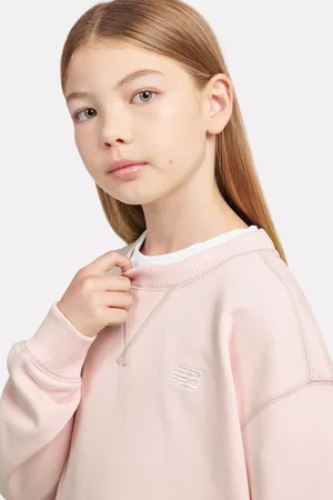 New Balance Kids French Terry Small Logo Crew Sweater122128cm