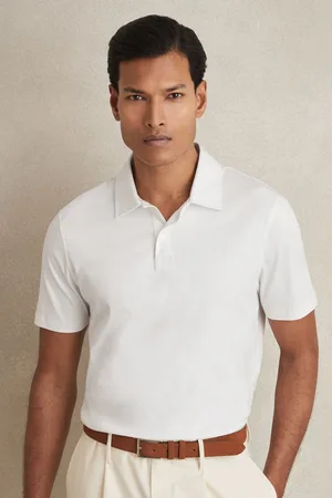 Reiss Earl Cotton Short-Sleeve Polo ShirtSmall