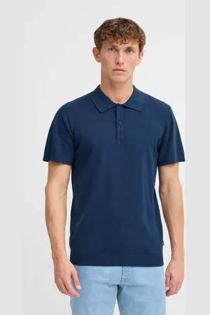 Blend Lightweight Knitted 100% Cotton Polo Shirtxlarge
