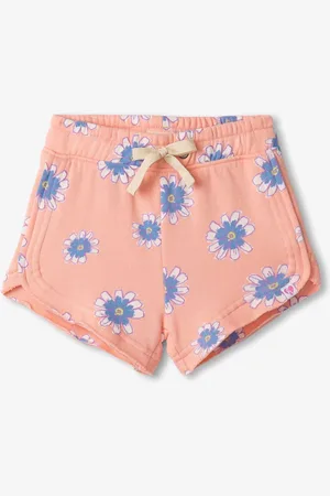 Hatley Pink Doodle Daisy Pull On Shorts152158cm