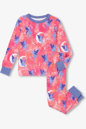 Hatley Pink Night Fairies Stretch Cotton Pyjamas Set122128cm