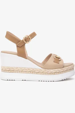 Nero Giardini Leather Wedges Sandalseu39