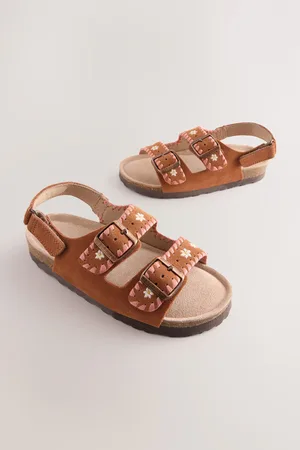 Next Sandalen met klittenbandsluiting en kurkbeduk13eu32