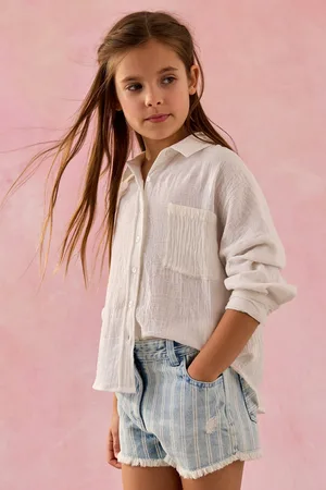 Next Oversized 100% Cotton Shirt (3-16yrs)128134cm