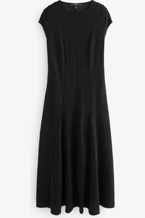 Next Cap Sleeve Jacquard Midi Dress54