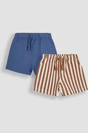 JoJo Maman Bébé Stripe Joggers Shorts 2 Pack8692cm