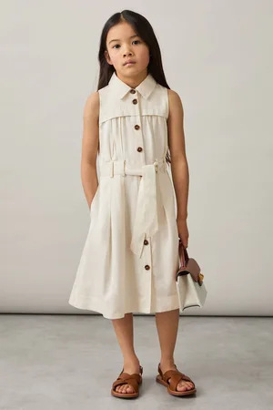 Reiss Heidi Tie-Waist Collared Dress110116cm