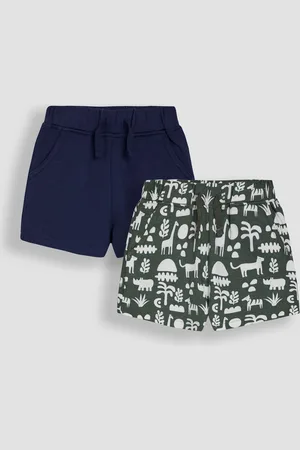 JoJo Maman Bébé Printed & Plain Shorts 2 Pack104110cm