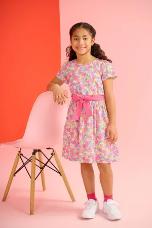Hatley Pink Fresh Flowers Garden Dress152158cm
