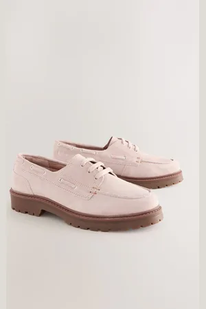 Next Forever Comfort Leather Chunky Lace-Up Boat Shoeseu37