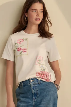 Next Cross Stitch Embroidered T-Shirt10 P