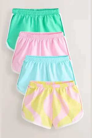 Next 100% Cotton Runner Shorts 4 Pack (3mths-7yrs)6268cm