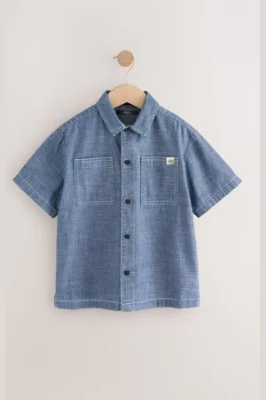 Next Short Sleeves Chambray Shirt (3-16yrs)116122cm