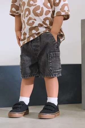 Next Denim Cargo 100% Cotton Shorts (3mths-7yrs)9298cm