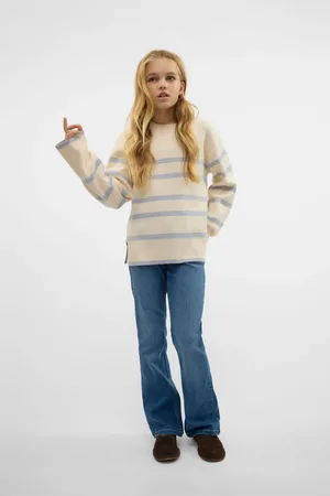 VERO MODA High Waisted Slim Fit Flared Jean128134cm